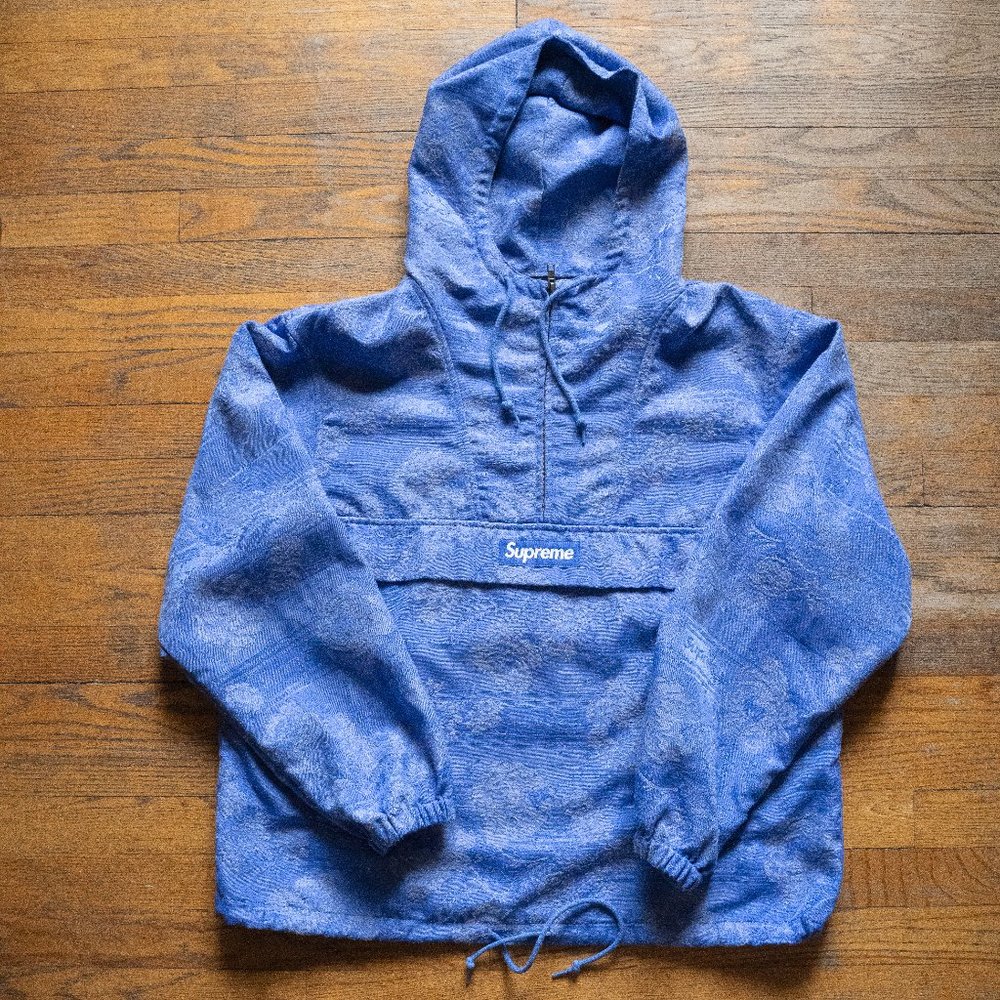 Supreme Box Logo Floral Tapestry Anorak